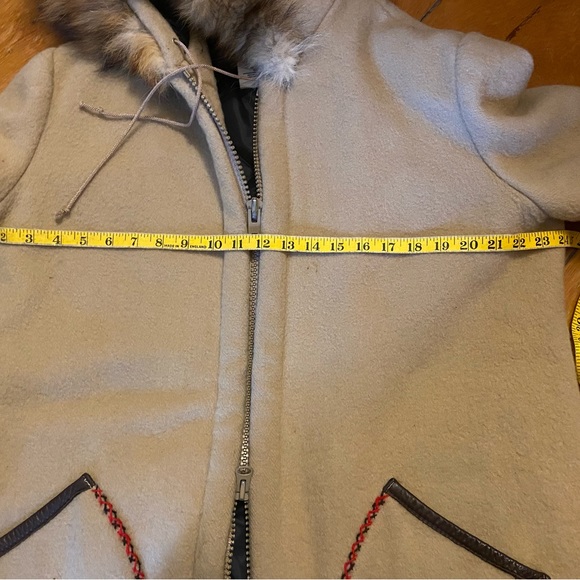 RARE Vintage James Bay Wool Fur Lined Hood Parka - Picture 13 of 16